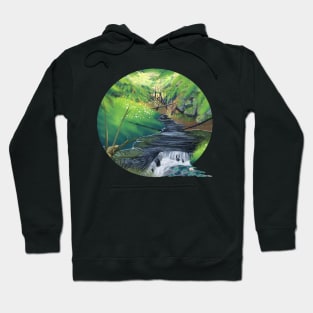 Forest Stream Circle Version Hoodie